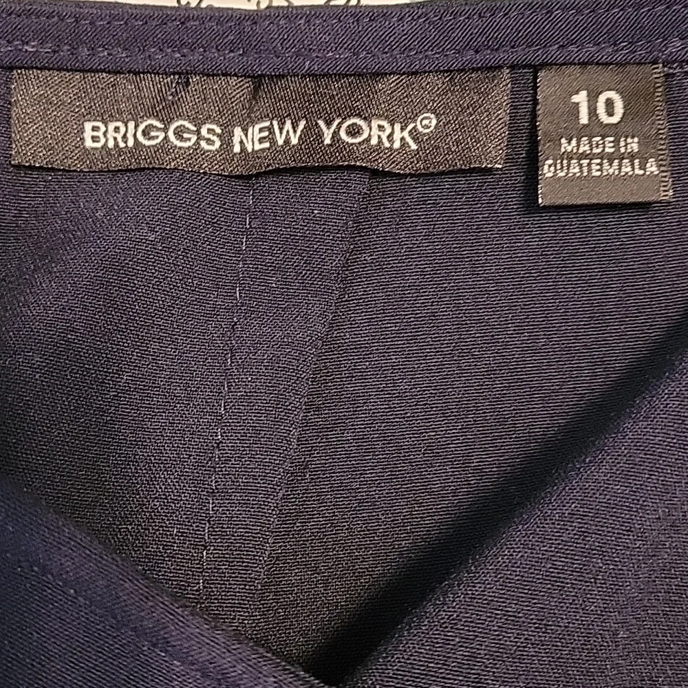 Briggs New York Navy Skirt 10 Pleated Bottom